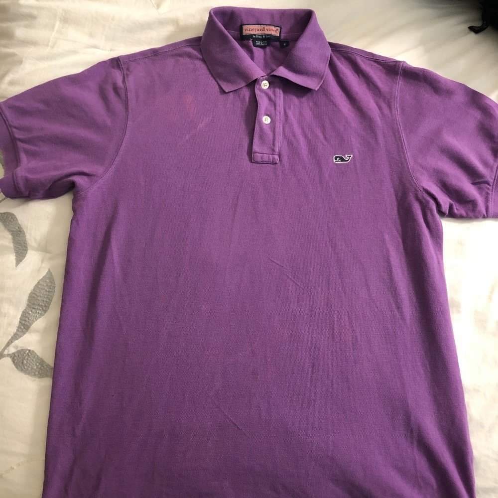 Vineyard Vines Small Men's Purple Polo